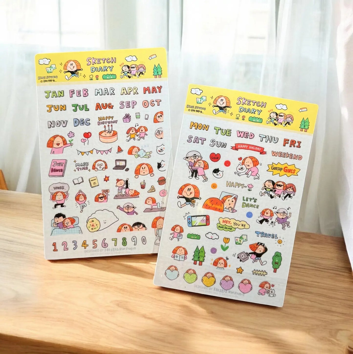 Sktech Diary Sticker