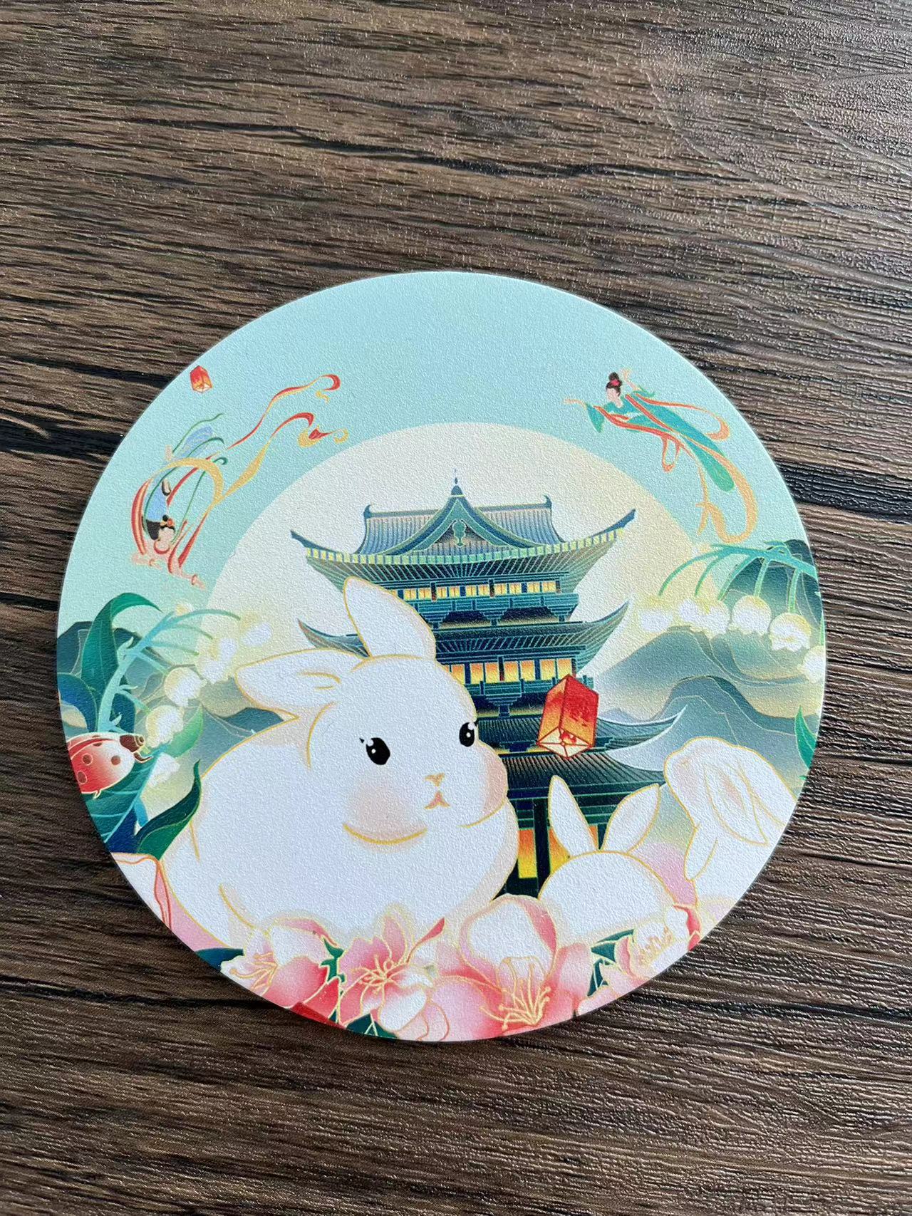 Hand-painted Stainless Steel Coaster