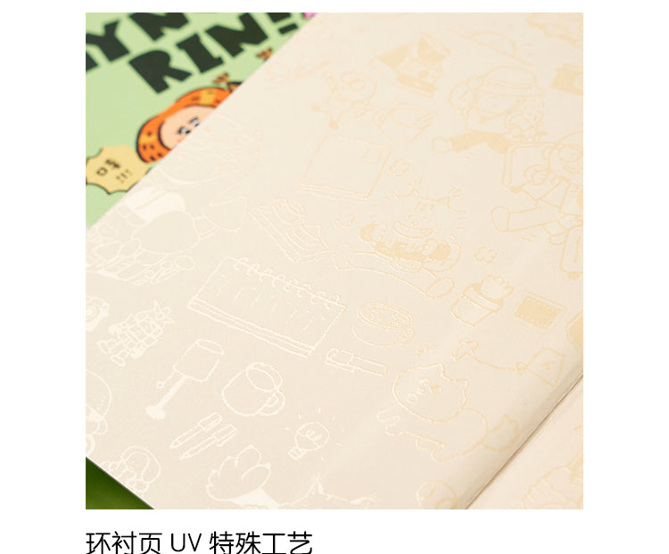 Cute Panda A6 Blank Notebook
