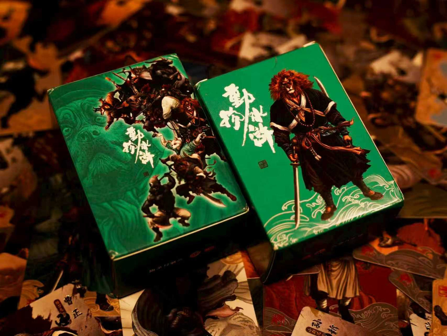 Animal Water Margin Cards（A set of 108 cards）