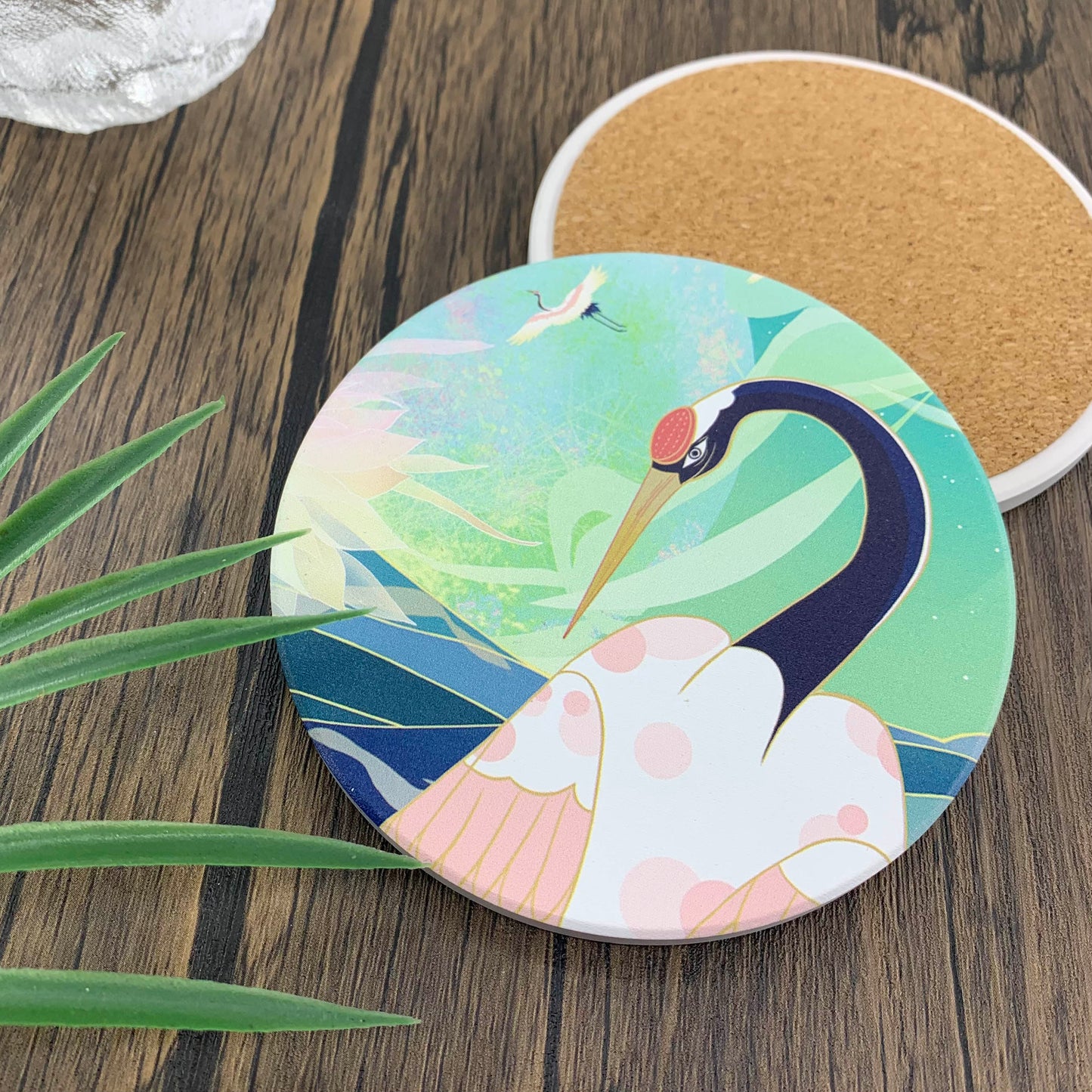 Hand-painted Ceramic Coasters