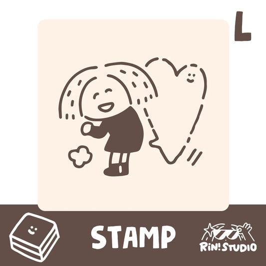 Square Stamp - Love You