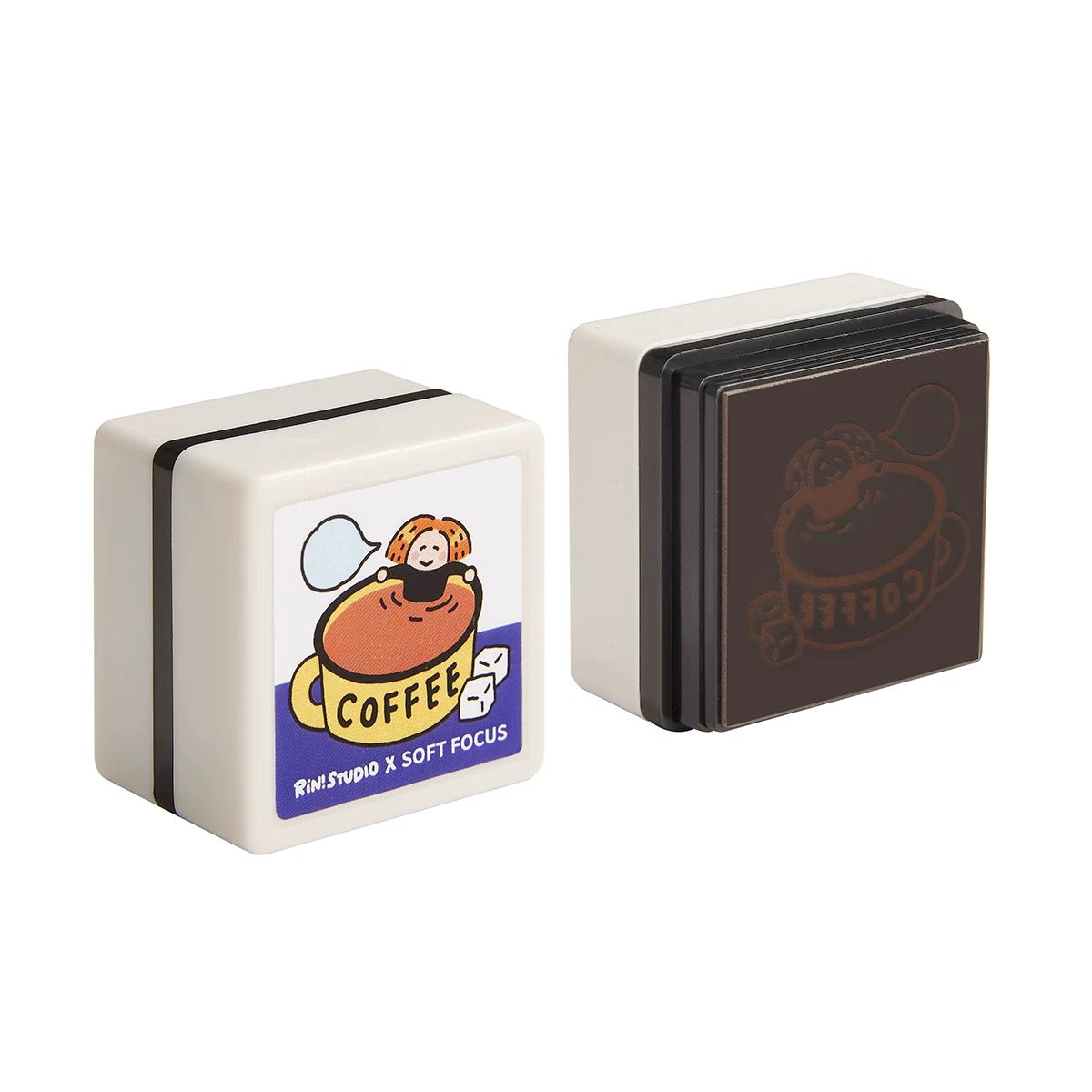 Square Stamp - Coffee