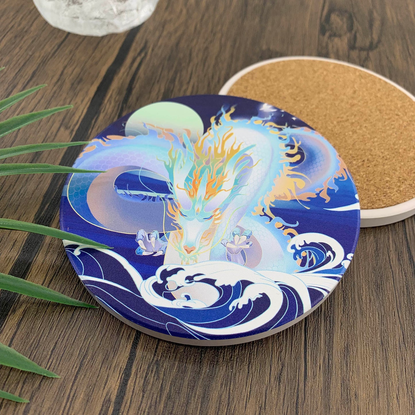 Hand-painted Ceramic Coasters