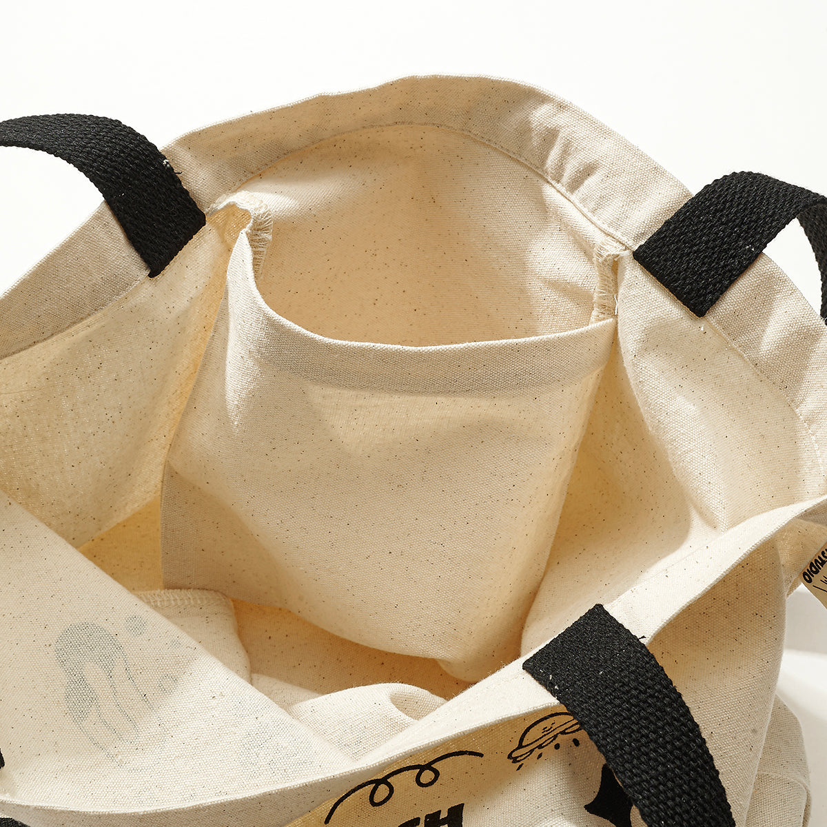 Hand-drawn Comic Canvas Bag