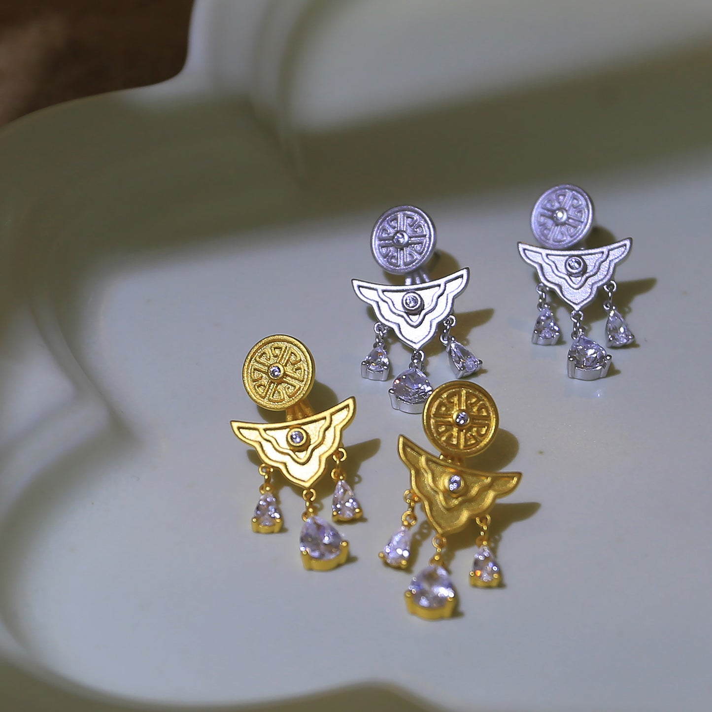Di Cui Liu Jin Earrings
