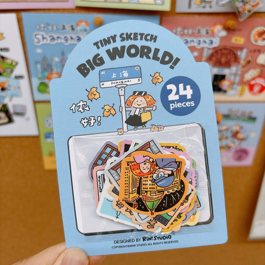 Shanghai City Sticker Set