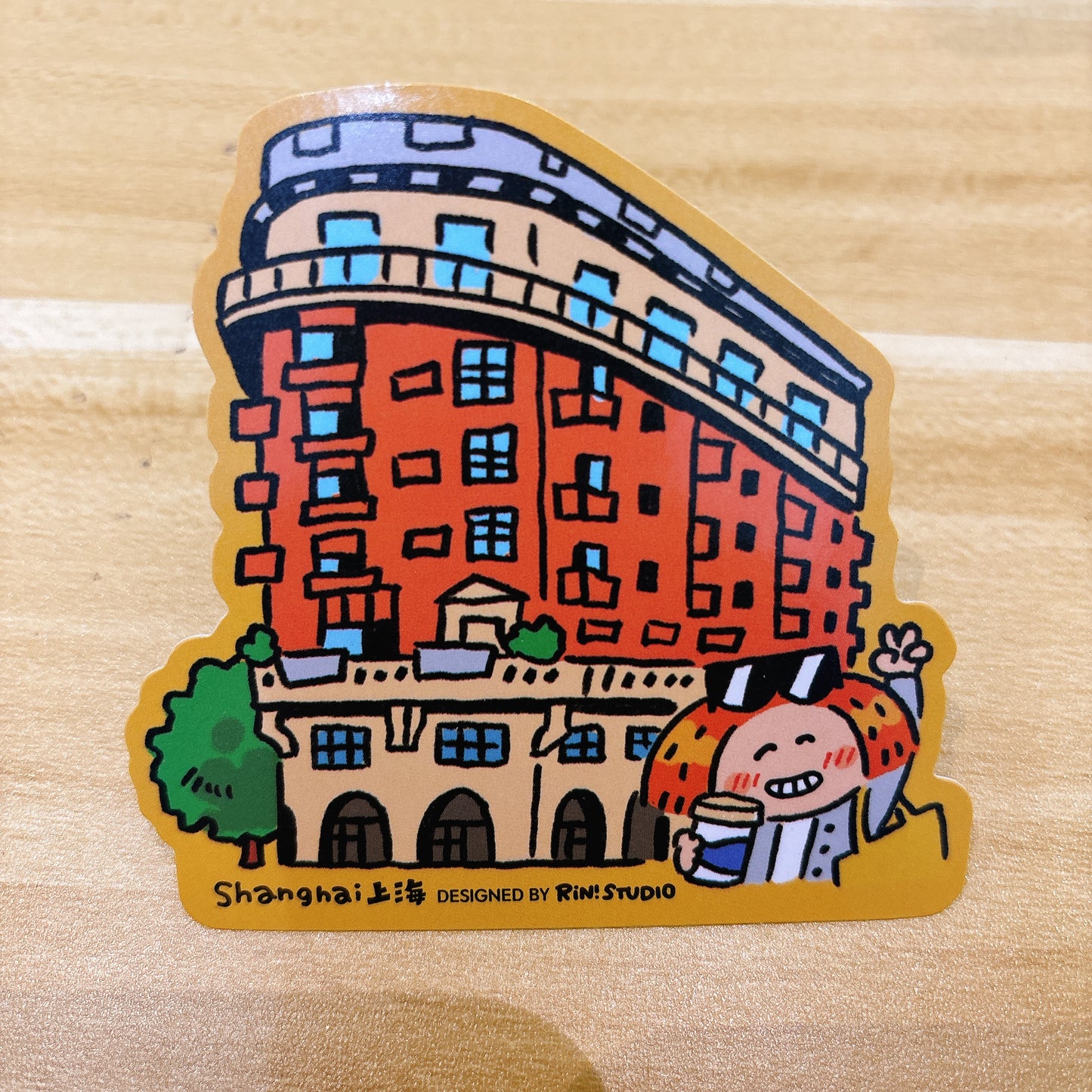 Shanghai PVC Large Sticker