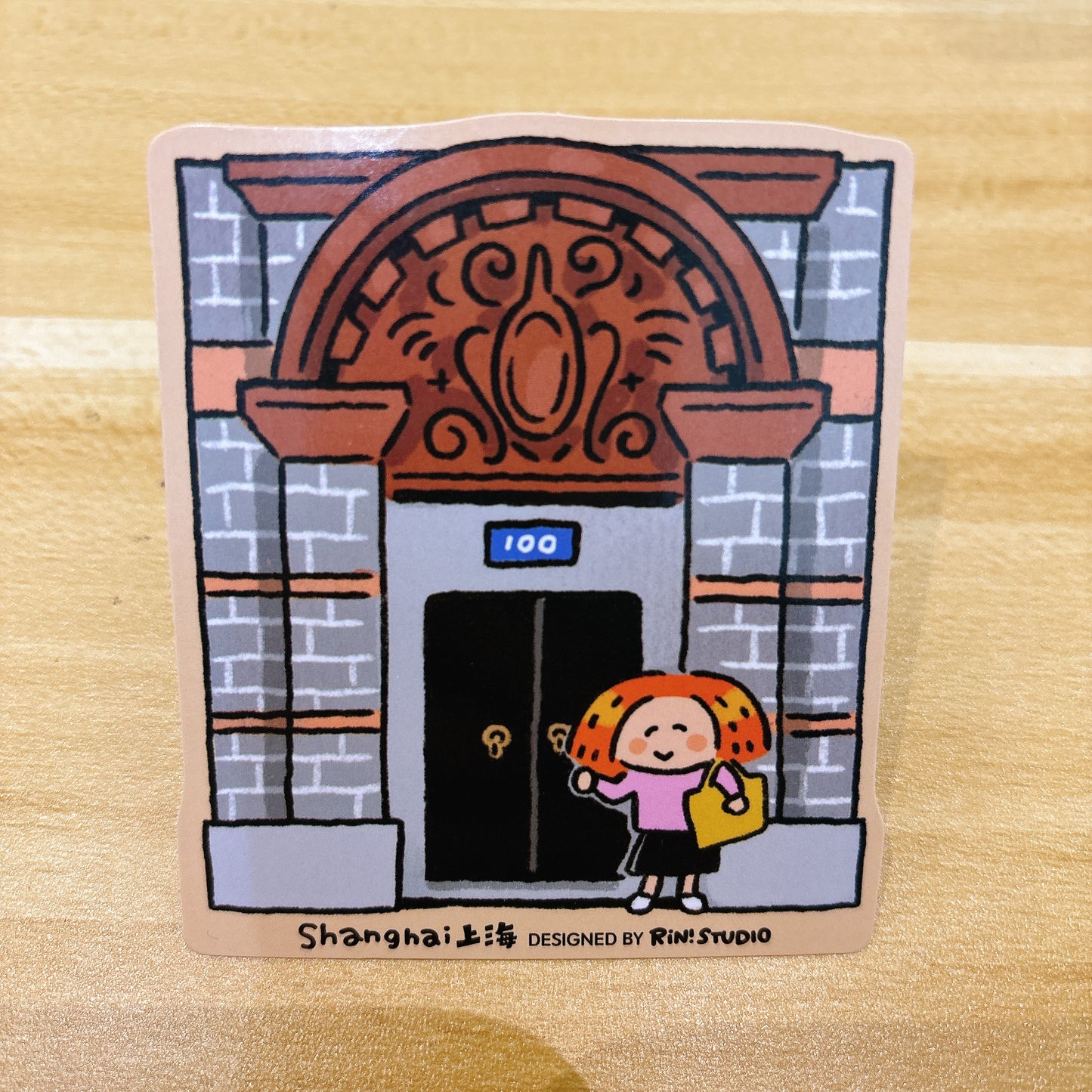 Shanghai PVC Large Sticker
