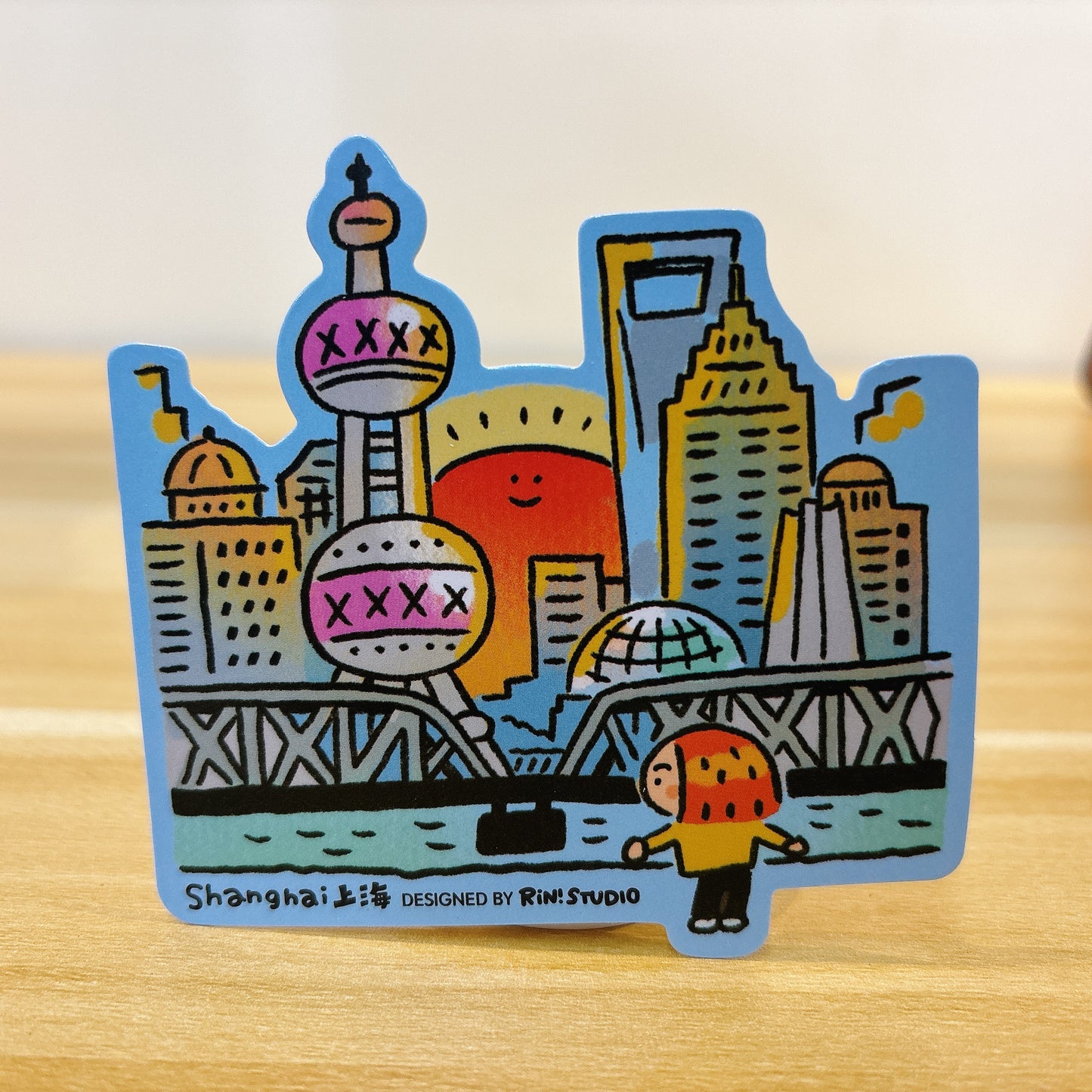 Shanghai PVC Large Sticker