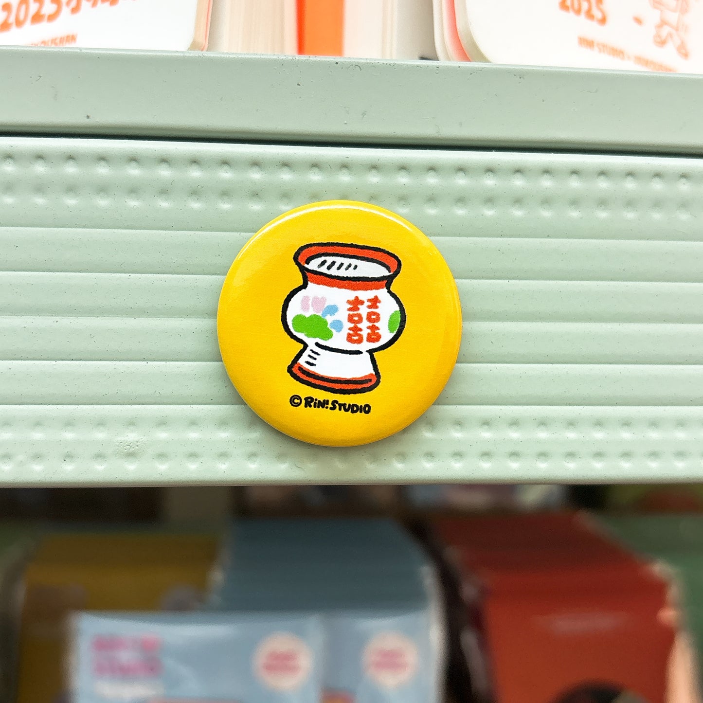 Shanghai City Badge Fridge Magnet