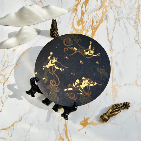 Hand-painted Stainless Steel Coaster